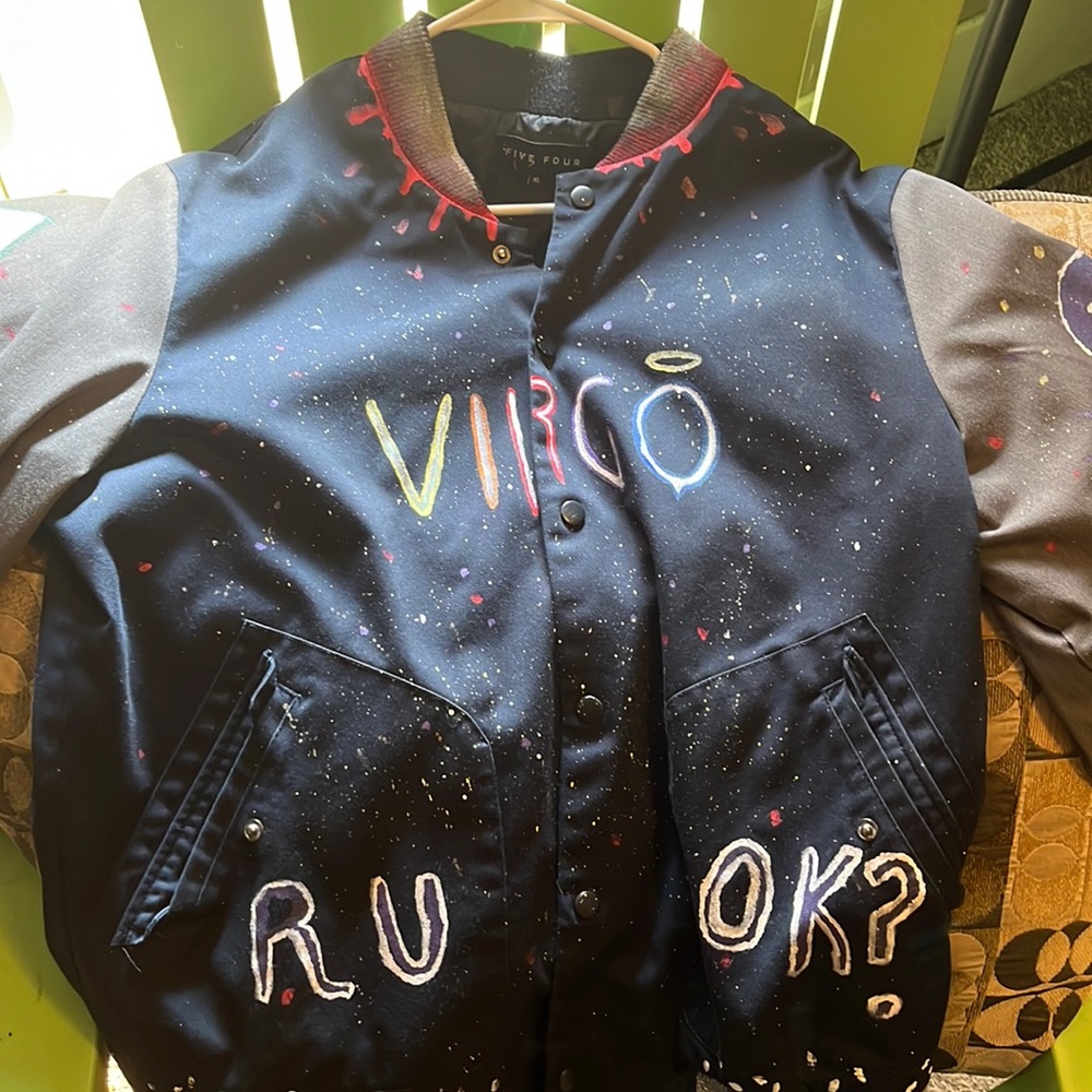 Custom Painted Michael Jackson Jacket
